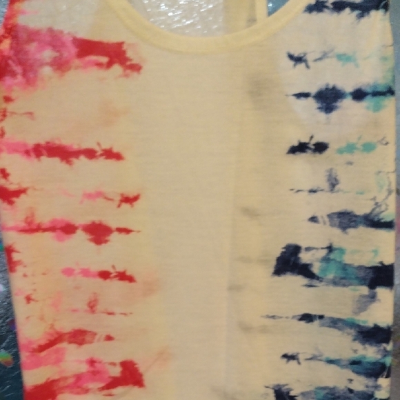 Colorful Tie-Dye Women's Tank Top - Picture 10 of 12